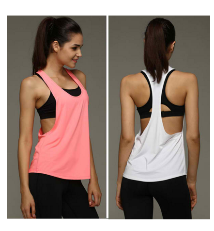 Women Clothes Sleeveless Vest Fitness Gym