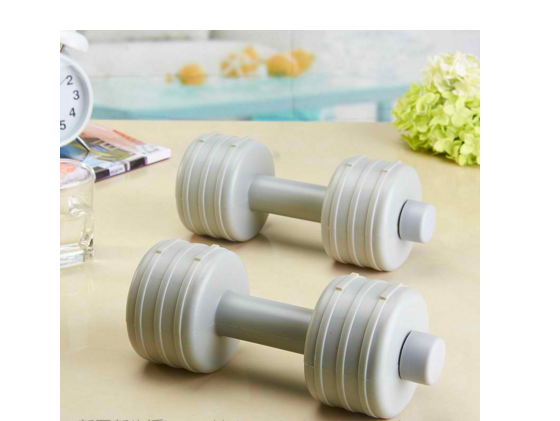 New fashion plastic Dumbbell fitness equipment
